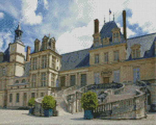 Château De Fontainebleau Fontainebleau Diamond Painting
