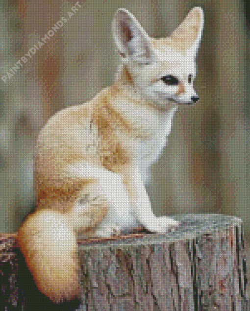 Cute Fennec Fox Diamond Painting