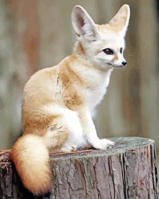 Cute Fennec Fox Diamond Painting