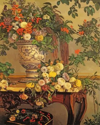 Flowers By Frederic Bazille Diamond Painting