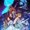 Illustration A New Hope Star Wars Diamond Painting