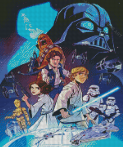 Illustration A New Hope Star Wars Diamond Painting