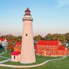 Michigan Fort Gratiot Lighthouse Diamond Painting