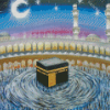 Moon Over Kaaba Diamond Painting