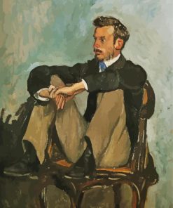 Portrait Of Renoir By Frederic Bazille Diamond Painting