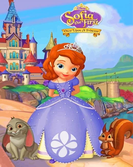Princess Sofia The First Poster Diamond Painting