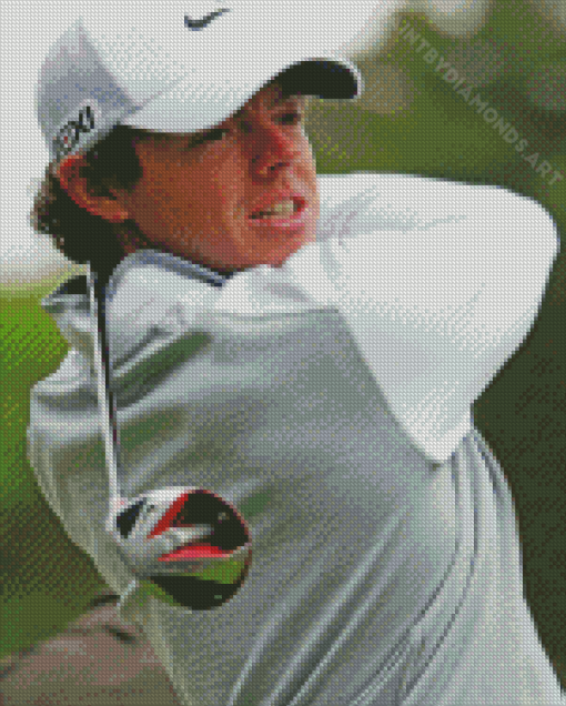 Rory McIlroy Golfer Diamond Painting