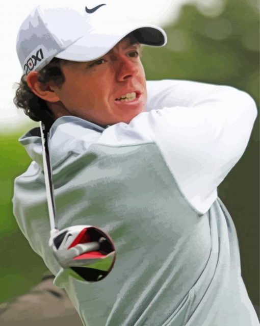 Rory McIlroy Golfer Diamond Painting