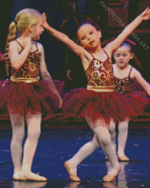 Three Ballerina Children Diamond Painting