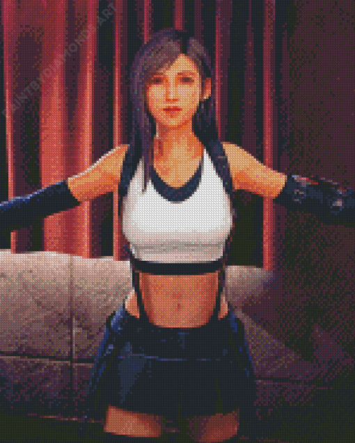 Tifa Lockhart Diamond Painting