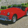 Triumph TR3A Car Diamond Painting