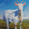 White Goat Diamond Painting