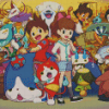 Aesthetic Yo Kai Watch Diamond Painting