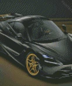 Black McLaren Skyline Sport Car Diamond Painting