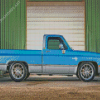 Blue Chevy C10 Truck Diamond Painting