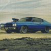 Dark Blue Chevelle Ss Diamond Painting