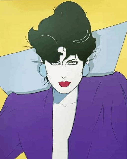 Lady By Patrick Nagel Diamond Painting