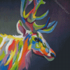 Modern Moose Head Art Diamond Painting