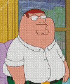 Peter Griffin Character Diamond Painting
