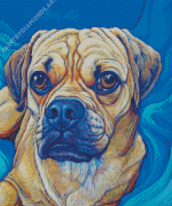 Puggle Dog Art Diamond Painting