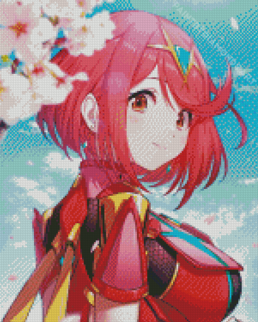 Pyra Xenoblade Character Diamond Painting