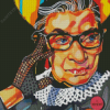 Ruth Bader Pop Art Diamond Painting