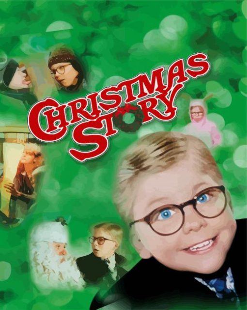 A Christmas Story Film Poster Diamond Painting