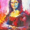 Abstract Mona Lisa Diamond Painting