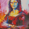 Abstract Mona Lisa Diamond Painting