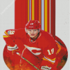 Calgary Flames Player Poster Diamond Painting