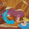 Disney Alice And Smoking Caterpillar Diamond Painting