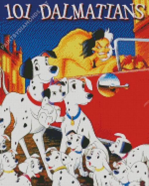 Disney Movie 101 Dalmatians Diamond Painting