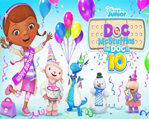 Doc McStuffins Cartoon Poster Diamond Painting