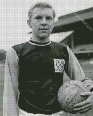 English Football Player Bobby Moore Diamond Painting
