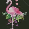 Flamingo Retro Bird Art Diamond Painting