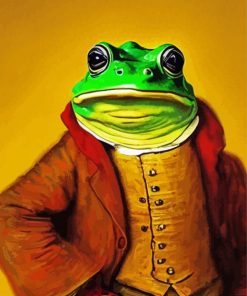 Frog Wearing Suit Diamond Painting