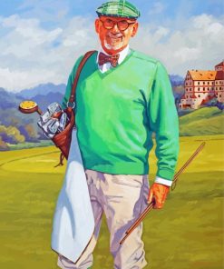 Hickory Golf Player Diamond Painting