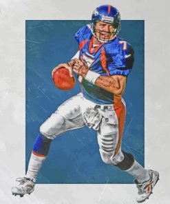 John Elway American Footballer Art Diamond Painting