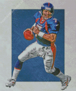 John Elway American Footballer Art Diamond Painting