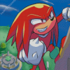 Knuckles The Echidna Sonic The Hedgehog Diamond Painting