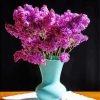 Lilac Flowers Vase Diamond Painting
