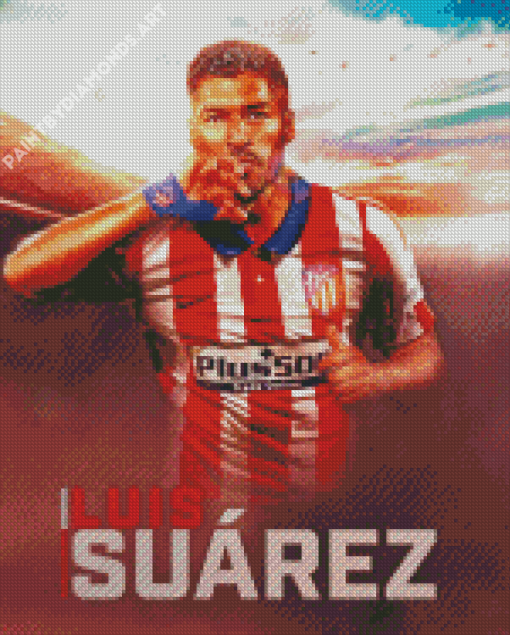 Luis Suarez Poster Diamond Painting