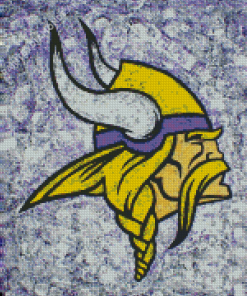 Minnesota Vikings Logo Art Diamond Painting