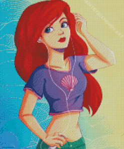 Modern Disney Ariel Princess Diamond Painting