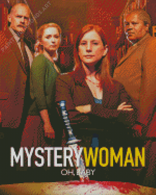 Mystery Woman Poster Diamond Painting