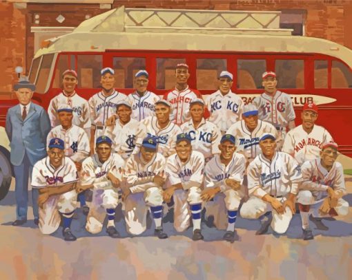 Negro League Baseball Team Diamond Painting