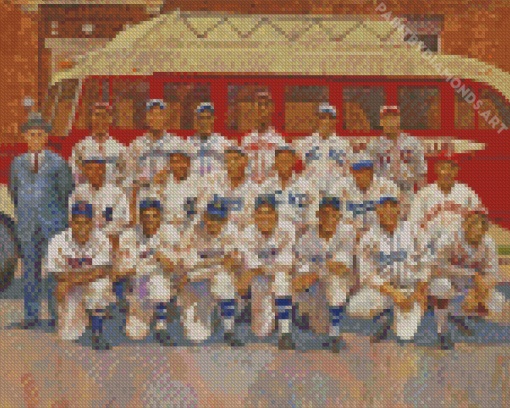 Negro League Baseball Team Diamond Painting