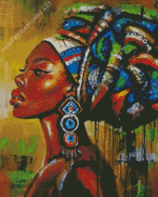 Nubian Lady Diamond Painting