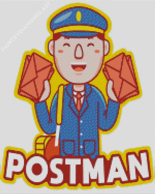 Postman Art Diamond Painting