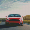 Red Mustang Gt On Road Diamond Painting